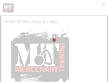 Tablet Screenshot of mercenary-training.com